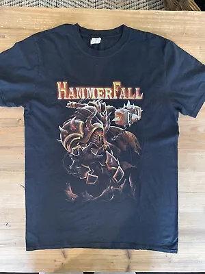 Buy Hammerfall Tshirt Gildan Large VGC Metal Band Front & Back Print • 9.49£