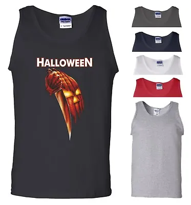 Buy Halloween Vest Movie Scary Horror Night Pumpkin Trick Or Treat Gift Men Tank Top • 11.03£