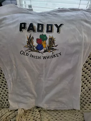 Buy Paddy’s Irish Whiskey Black Short Sleeve Shirt Old Irish Whiskey Size XL  • 22£