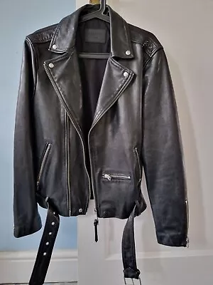 Buy All Saints Men's Leather Jacket In Size Small - Worn Once • 39£