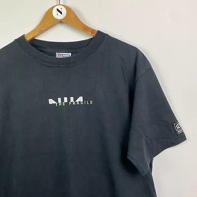 Buy Nine Inch Nails 00 The Fragile Nin Single Stitch Graphic Print Vintage T-shirt L • 249.99£