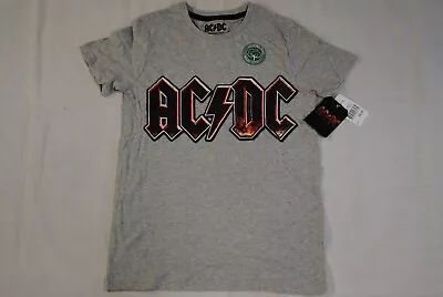 Buy Ac/dc Melange Logo Light Grey Kids Child Youth T Shirt New Official Rock Band • 10.99£