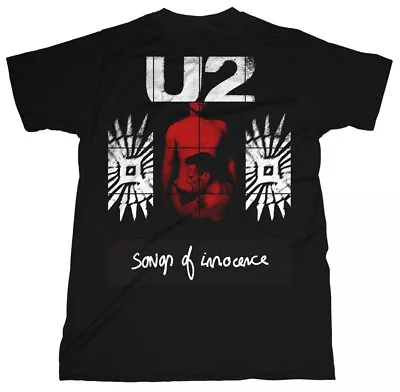 Buy U2 - Songs Of Innocence Red Shade T-Shirt - Band T-Shirt - Official Merch • 17.25£