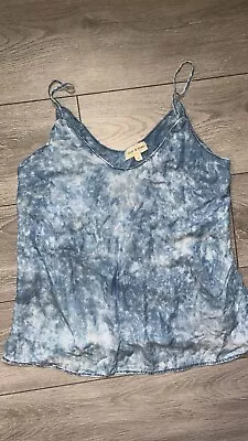 Buy Cloth & Stone Women’s Size Large Ombré Blue Lined Tank Top Spaghetti Strap EUC  • 9.02£