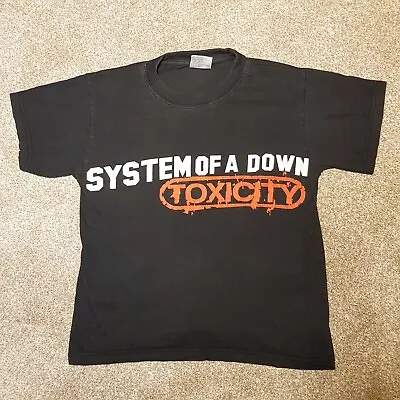 Buy Vintage System Of A Down Toxicity 2001 T-Shirt RARE! Size XS • 85£