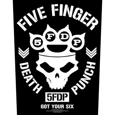 Buy Five Finger Death Punch Got Your Six Back Patch Official Metal Band Merch • 12.64£