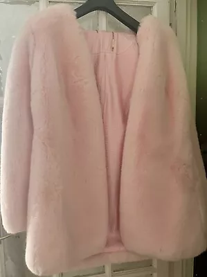 Buy Luxurious, Beautiful Baby Pink House Of CB Faux Fur Jacket • 90£