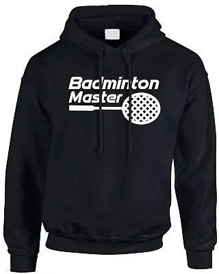 Buy Badminton Master Men's Hoodie Gift Funny Sport Player Net Racket Club Hoody • 19.99£