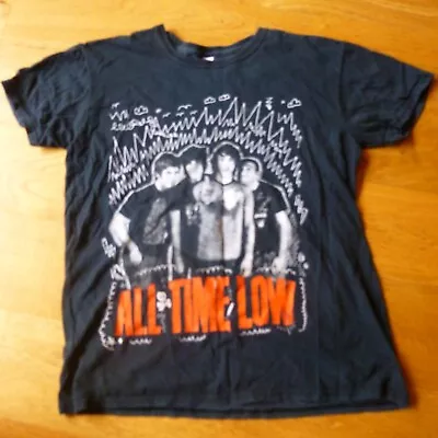Buy All Time Low 2010 European Tour T Shirt Genuine Original Size M READ DESC • 17.99£