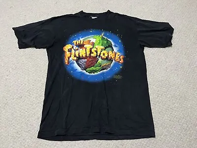 Buy The Flintstones Movie T Shirt 90s Vintage Official Universal Studios Festival • 30£