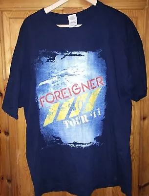 Buy Foreigner World Tour 2011 XL Tee Shirt • 16.50£
