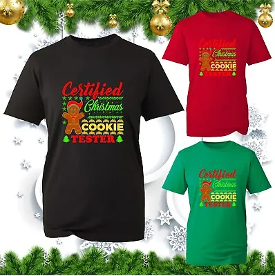 Buy Certified Christmas Cookie Tester Ginger T-Shirt Gingers Joke Xmas Cookies Top • 9.99£