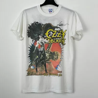 Buy Vintage 1988 Ozzy Osbourne The Ultimate Sin 90s Rare Band Tour T-Shirt M • 150£