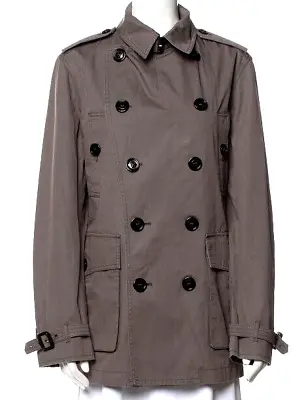 Buy Burberry Brit Peacoat Gray Jacket, Romania, US  SMALL • 99.45£