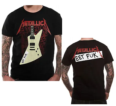 Buy Metallica T Shirt Eet Fuk Official  New Black S - 2XL • 15.55£