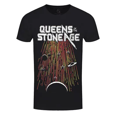 Buy Queens Of The Stone Age T-Shirt Meteor Shower Official Dark Grey New • 14.95£