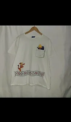 Buy Pooh Disney Pooh And Tigger T-Shirt Size: L Pit 21.5  Back L 25.5  • 19.27£