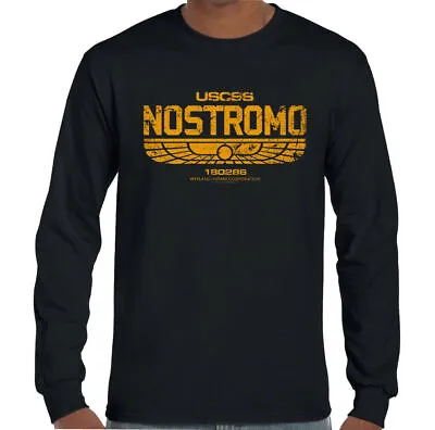 Buy Nostromo T-Shirt Alien Look Mens Retro Film Movie Weyland Covenant Distressed • 13.99£