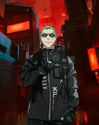 Buy Avenger  Black Techwear Jacket Streetwear Japanese Anime Cyberpunk Coat • 43.19£