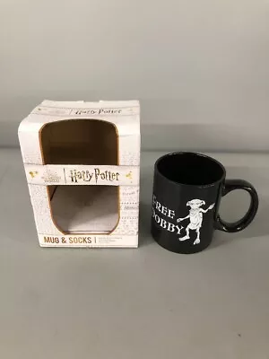 Buy Harry Potter Free Dobby Mug Black Ceramic Warner Brothers Film Merch -FPL -CP • 7.99£