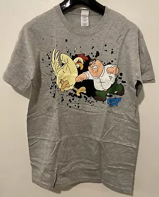 Buy Family Guy Chicken Fight Grey T-Shirt  • 6£