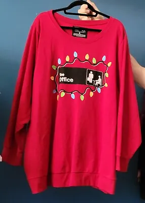 Buy The Office Universal Television Sz 6 Red Sweatshirt Christmas Lights Graphic • 28.42£
