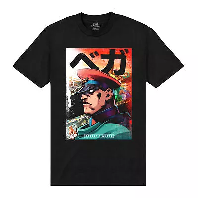 Buy Official Street Fighter M Bison T-Shirt Short Sleeve Crew Neck T Shirt Tee Top • 22.95£