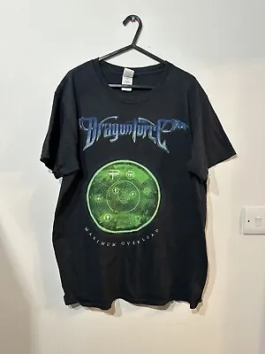Buy Dragonforce Maximum Overload T Shirt Rare Large Band • 15£