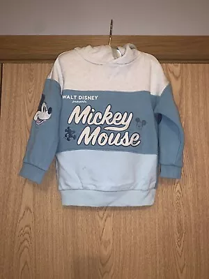 Buy Disney Store Boys Hoody, Blue And Cream, Minnie Mouse Design, Age 3 Years • 2£