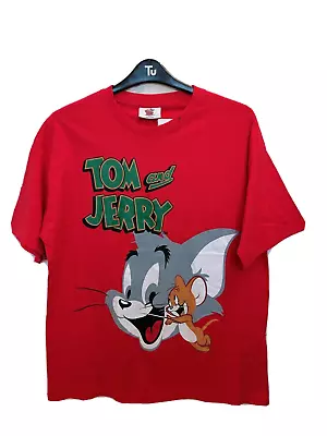 Buy Primark Size Small 44  Ladies Short Sleeve Tom And Jerry Cartoon T Shirt New • 9.99£