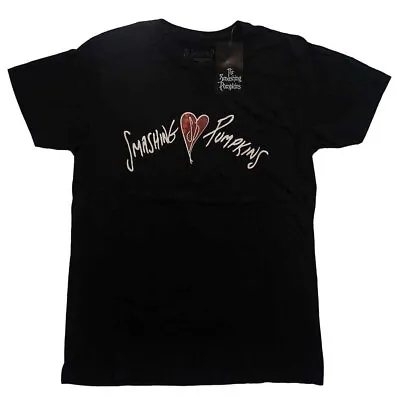 Buy Officially Licensed Smashing Pumpkins Gish Heart Mens Black T Shirt Classic Tee • 16.50£