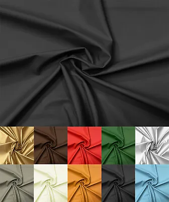 Buy Soft Faux Leather Fabric Vinyl Spandex Material Stretch Smooth Matt Leatherette • 0.99£
