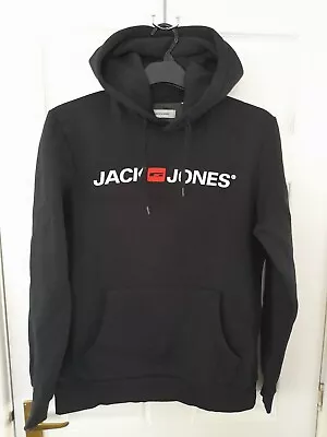 Buy Jack&Jones Black Men's Sweatshirt With Hoodie Size M,front Pocket  • 14£