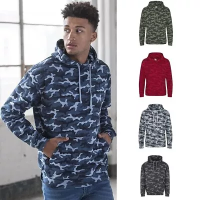 Buy AWDis Camo Hoodie - Camouflage Army/soldier Stylish Hooded Sweatshirt |XS-2XL • 28.59£