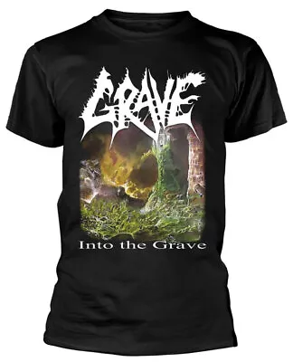 Buy Grave 'Into The Grave' (Black) T-Shirt - NEW & OFFICIAL! • 16.29£