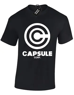 Buy Capsule Corp. Mens T Shirt Funny Dragon Fan Design Goku Saiyan Gift S -5xl • 7.99£