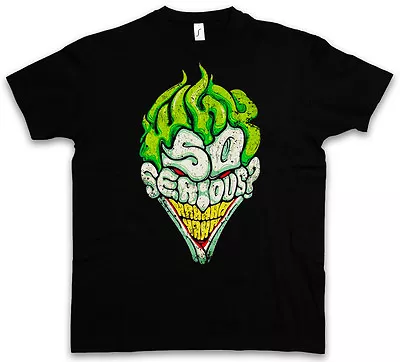 Buy WHY SO SERIOUS T-SHIRT - Batman Gotham TV City Dark Wayne Knight Joker T-Shirt • 17.13£
