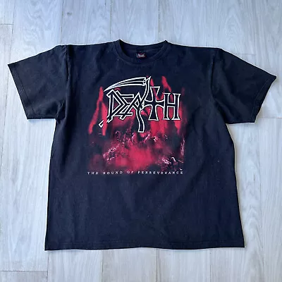 Buy Death Band The Sound Of Perseverance Vintage T-shirt Shirt 90s 1998 Xxl 2xl 2 Xl • 24.99£