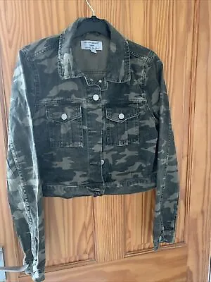 Buy Newlook 915 Camouflage Denim Jacket Age 14-15yrs • 5£