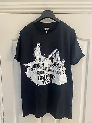 Buy Call Of Duty: WW2 Tank T-Shirt Loot Crate Gaming Exclusive Men's Large Black • 25£