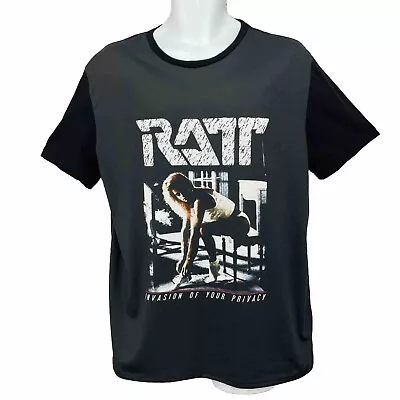Buy RATT Invasion Of Your Privacy T Shirt/ Men’s (L) Gray Black Poly Blend  • 15.41£