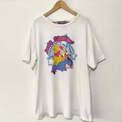 Buy Winnie The Pooh Just Chillin' Loungewear T Shirt Size XXL • 14.95£