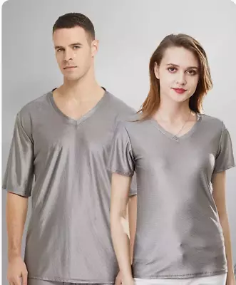 Buy Emf Shielding Anti-Radiation Protection Mens And Womens Clothes T Shirts For 5G • 132£