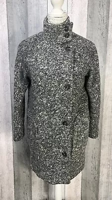 Buy Mint Velvet Women's Grey Wool Blend Button Through Jacket Size UK 8 • 5.99£