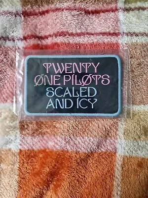 Buy Twenty One Pilots Band Merch - Embroidered Sew On Patch Scaled And Icy • 3£