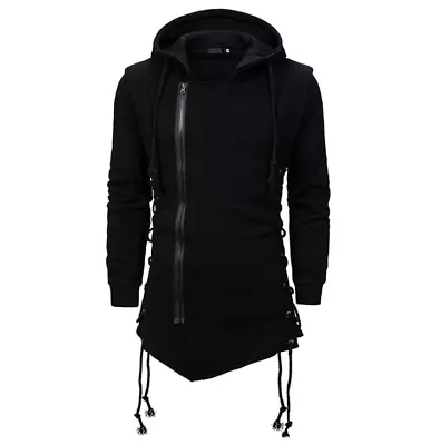 Buy Men's Hoodie Jacket Casual Coat Cosplay Costume For Assassins Creed Plain Jacket • 23.51£