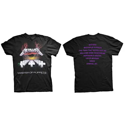 Buy Official Metallica Master Of Puppets Album T-Shirt Unisex Rock Music Band Merch • 15.49£