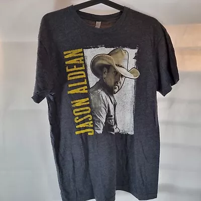 Buy Mens Jason Aldean Concert Tour Ride All Night Country T-shirt Size Medium • 17.99£