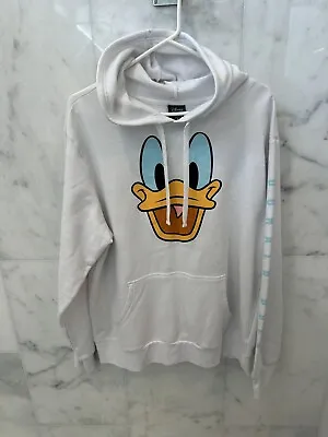 Buy Disney Collection By Neff Donald Duck Fleece Hoodie Unisex Spell Out Size L • 21.76£