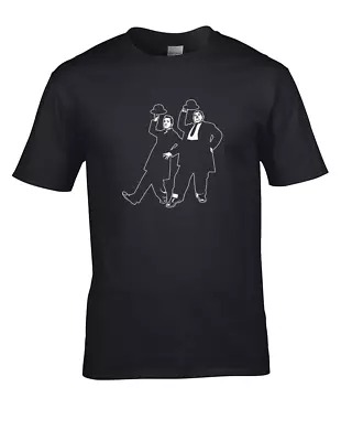 Buy Laurel And Hardy Comic Double Act- Men's T-Shirt • 14.95£